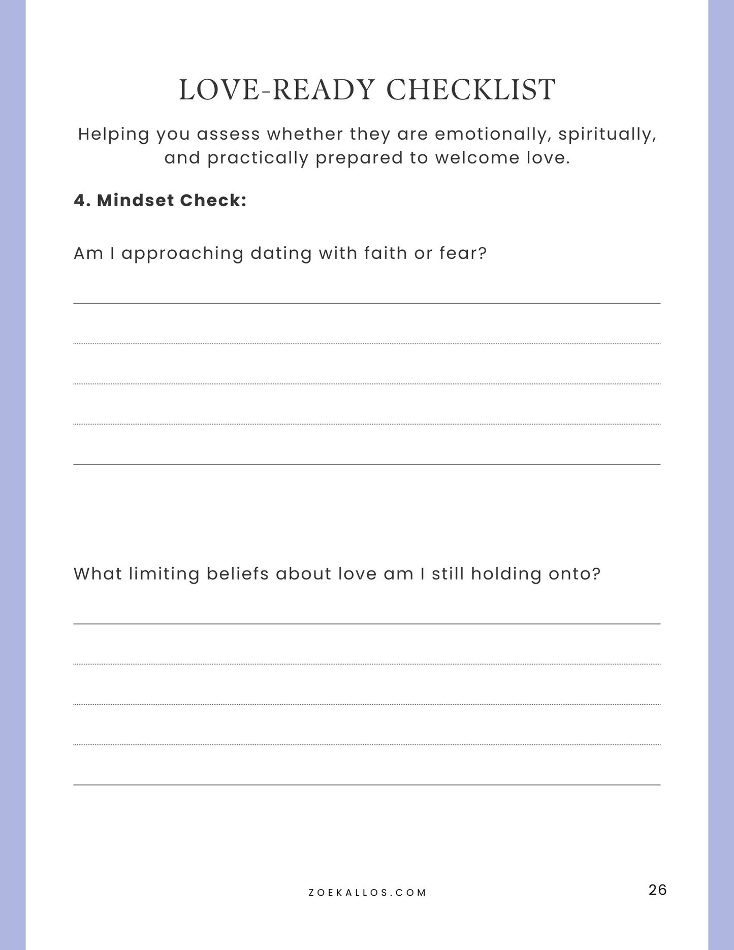 Dear God, Send a Husband - eBook + Workbook BUNDLE